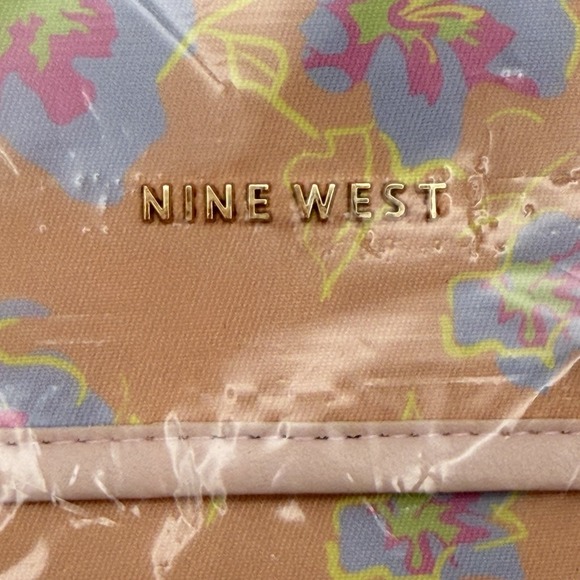 Nine West Hanging Makeup‎ Organizer Floral Travel Cosmetic Bag New - Picture 15 of 16